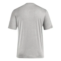 Men's adidas Gray Kansas Jayhawks Locker Swish Tri-Blend T-Shirt