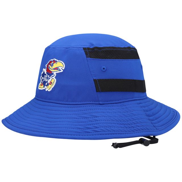 Chapeau bob adidas Royal Kansas Jayhawks 2021 Sideline AEROREADY pour hommes