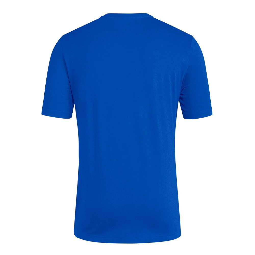 Men's adidas Royal Kansas Jayhawks 70th Anniversary Basketball T-Shirt