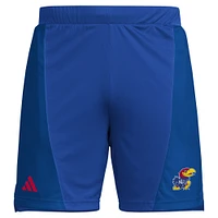 Men's adidas  Royal Kansas Jayhawks Designed for Training 7" AEROREADY Shorts