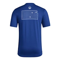 Men's adidas Royal Kansas Jayhawks Honor & Support Pre-Game T-Shirt