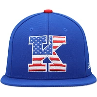 Men's adidas Royal Kansas Jayhawks On-Field Baseball Fitted Hat
