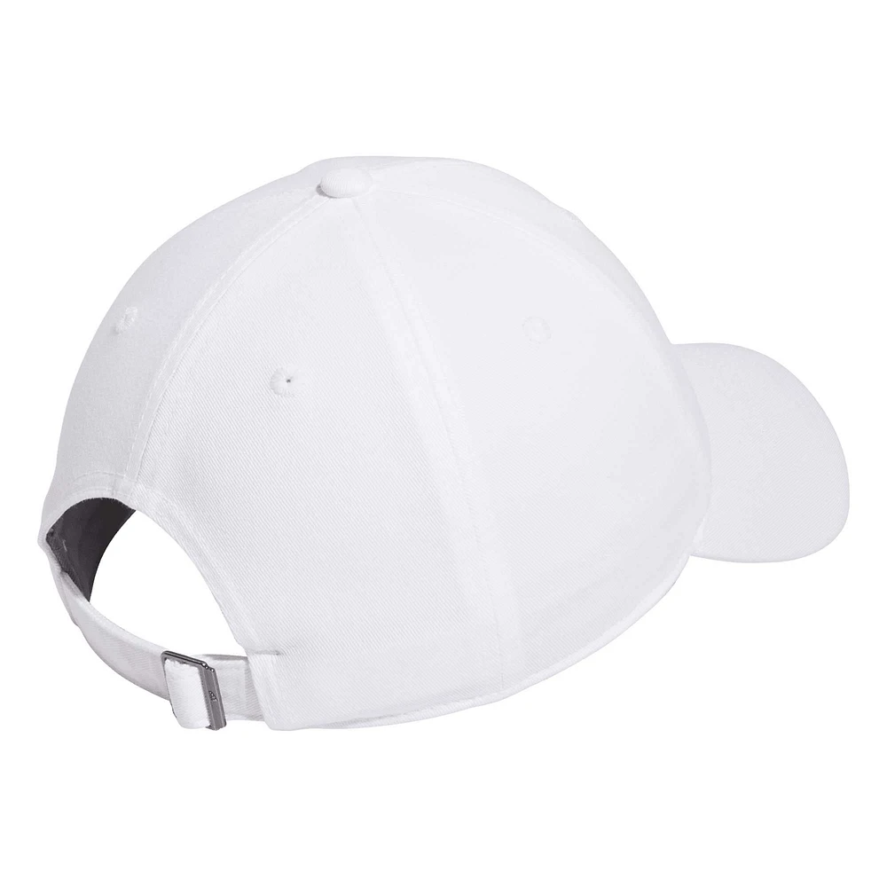 Men's adidas White Kansas Jayhawks Locker Room Logo Slouch Adjustable Hat