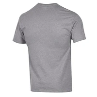 Men's Champion  Heather Gray Kansas Jayhawks Basic Arch T-Shirt