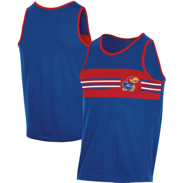 Débardeur à couleurs contrastées Champion Royal Kansas Jayhawks pour homme