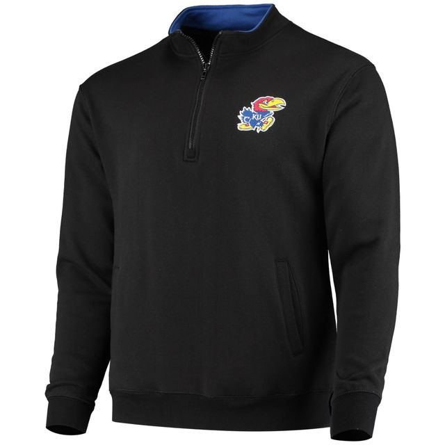 Veste Colosseum Black Kansas Jayhawks Tortugas Logo Quarter-Zip pour homme