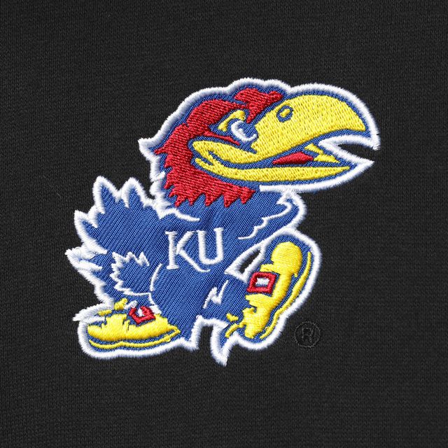 Veste Colosseum Black Kansas Jayhawks Tortugas Logo Quarter-Zip pour homme