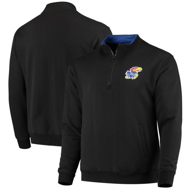 Veste Colosseum Black Kansas Jayhawks Tortugas Logo Quarter-Zip pour homme