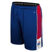 Men's Colosseum Royal Kansas Jayhawks Quantum Shorts