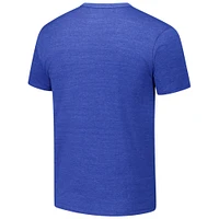 Men's League Collegiate Wear Heather Royal Kansas Jayhawks Victory Falls Tri-Blend T-Shirt