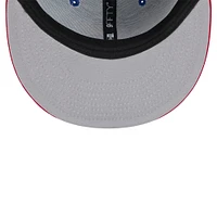 Men's New Era Royal/Red Kansas Jayhawks Two-Tone 9FIFTY Snapback Hat
