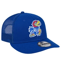 Men's New Era Royal Kansas Jayhawks Trucker 9FIFTY Snapback Hat
