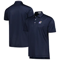 Men's Peter Millar Navy Kansas Jayhawks Dolly Performance Jersey Polo
