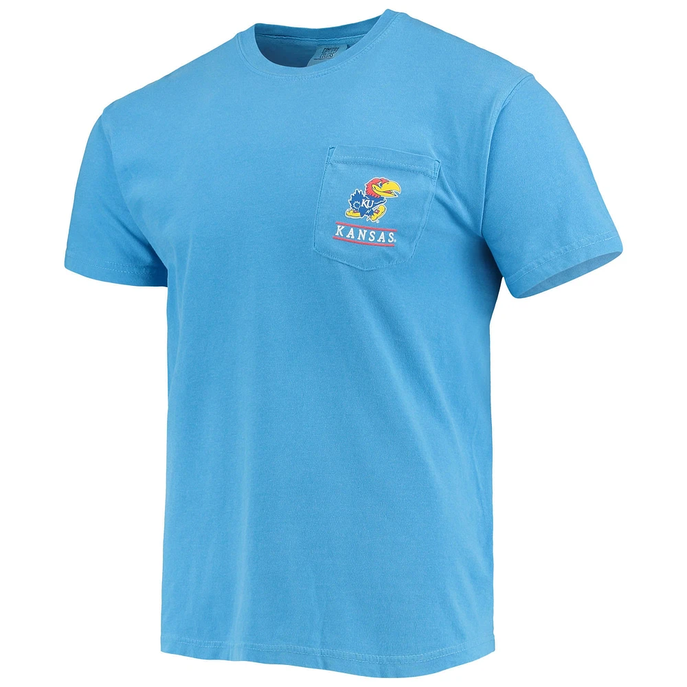 Men's Royal Kansas Jayhawks Circle Campus Scene T-Shirt