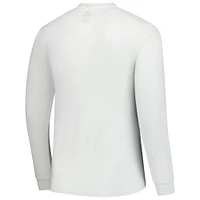 Men's  White Kansas Jayhawks Basic Long Sleeve T-Shirt