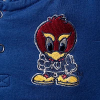 Toddler Colosseum Royal/Heathered Gray Kansas Jayhawks Poppies Hoodie and Sweatpants Set