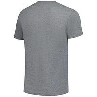 Unisex Charlie Hustle  Gray Kansas Jayhawks Pay Heed Tri-Blend T-Shirt