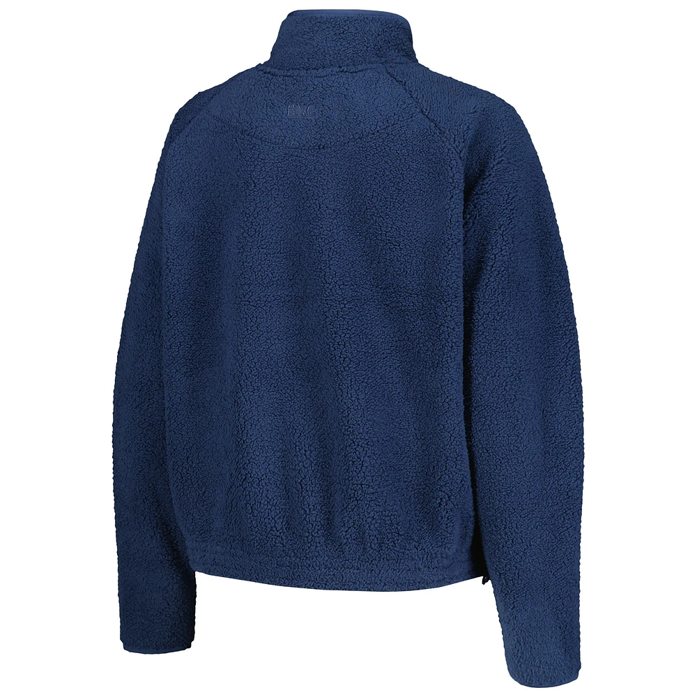 Women's Blue Kansas Jayhawks Everest Half-Zip Sweatshirt