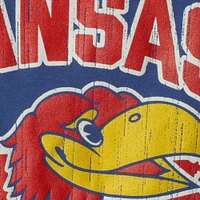 Champion de la jeunesse Royal Kansas Jayhawks Strong Mascot T-shirt