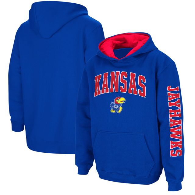 Sweat à capuche pour jeune Colosseum Royal Kansas Jayhawks 2-Hit Team
