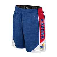 Youth Colosseum  Royal Kansas Jayhawks Athletic Shorts