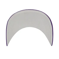 Casquette réglable de camionneur à bande latérale violette '47 Kansas State Wildcats pour hommes
