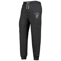 Pantalon en trois mélanges de Dodgeball des Wildcats Kansas State pour homme Alternative Apparel noir chiné