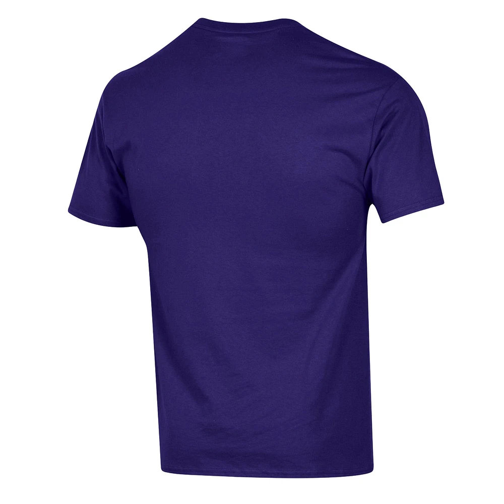 Men's Champion Purple Kansas State Wildcats High Motor T-Shirt
