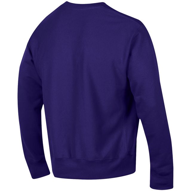 Sweat-shirt pour homme Champion Kansas State Wildcats Vault Logo Reverse Weave