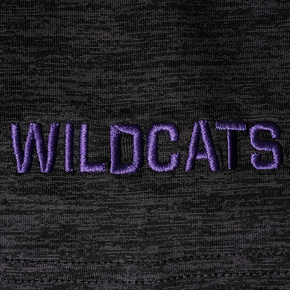 Men's Colosseum Black Kansas State Wildcats Down Swing Polo