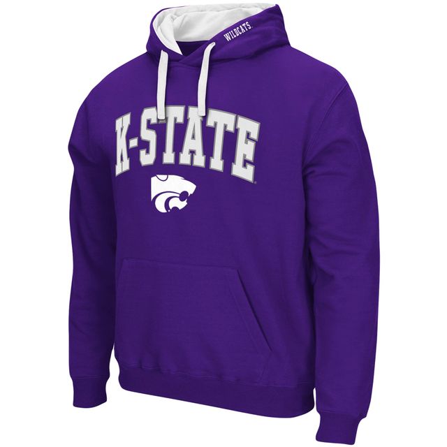 Sweat à capuche Colosseum Purple Kansas State Wildcats Big & Tall Arch Logo 2.0 pour homme