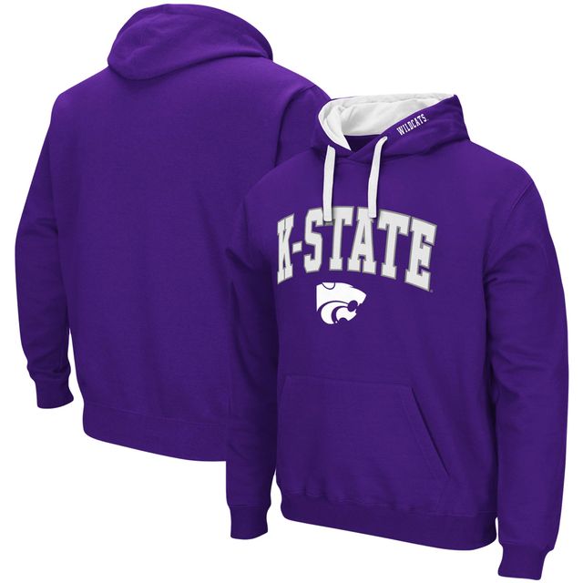Sweat à capuche Colosseum Purple Kansas State Wildcats Big & Tall Arch Logo 2.0 pour homme
