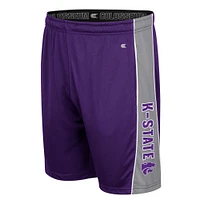Men's Colosseum Purple Kansas State Wildcats Panel Shorts