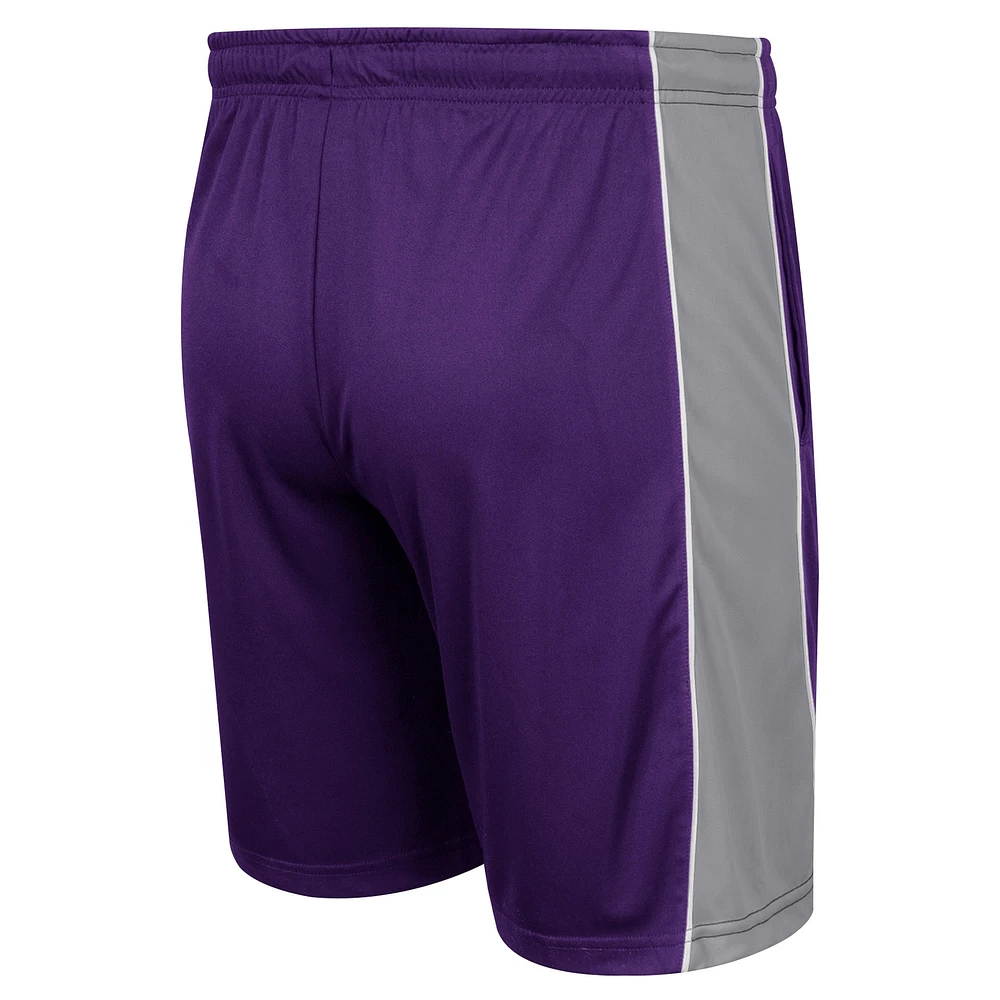 Men's Colosseum Purple Kansas State Wildcats Panel Shorts