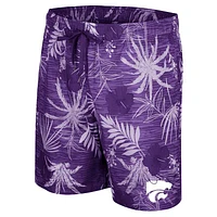 Men's Colosseum Purple Kansas State Wildcats What Else is New Swim Shorts
