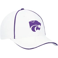Men's Colosseum  White Kansas State Wildcats Take Your Time Snapback Hat
