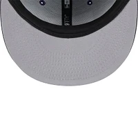 Men's New Era Purple/Black Kansas State Wildcats Two-Tone 9FIFTY Snapback Hat
