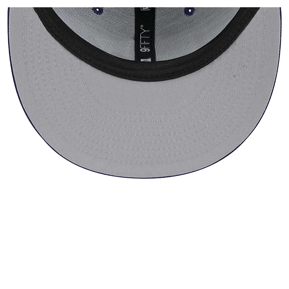Men's New Era Purple Kansas State Wildcats 9FIFTY Trucker Snapback Hat