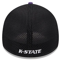 Men's New Era Purple Kansas State Wildcats Shadowed Neo 39THIRTY Flex Hat
