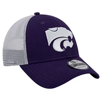 Men's New Era  Purple Kansas State Wildcats Trucker 9FORTY Adjustable Hat