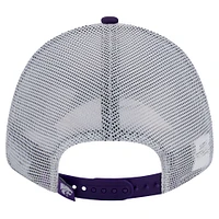 Men's New Era  Purple Kansas State Wildcats Trucker 9FORTY Adjustable Hat