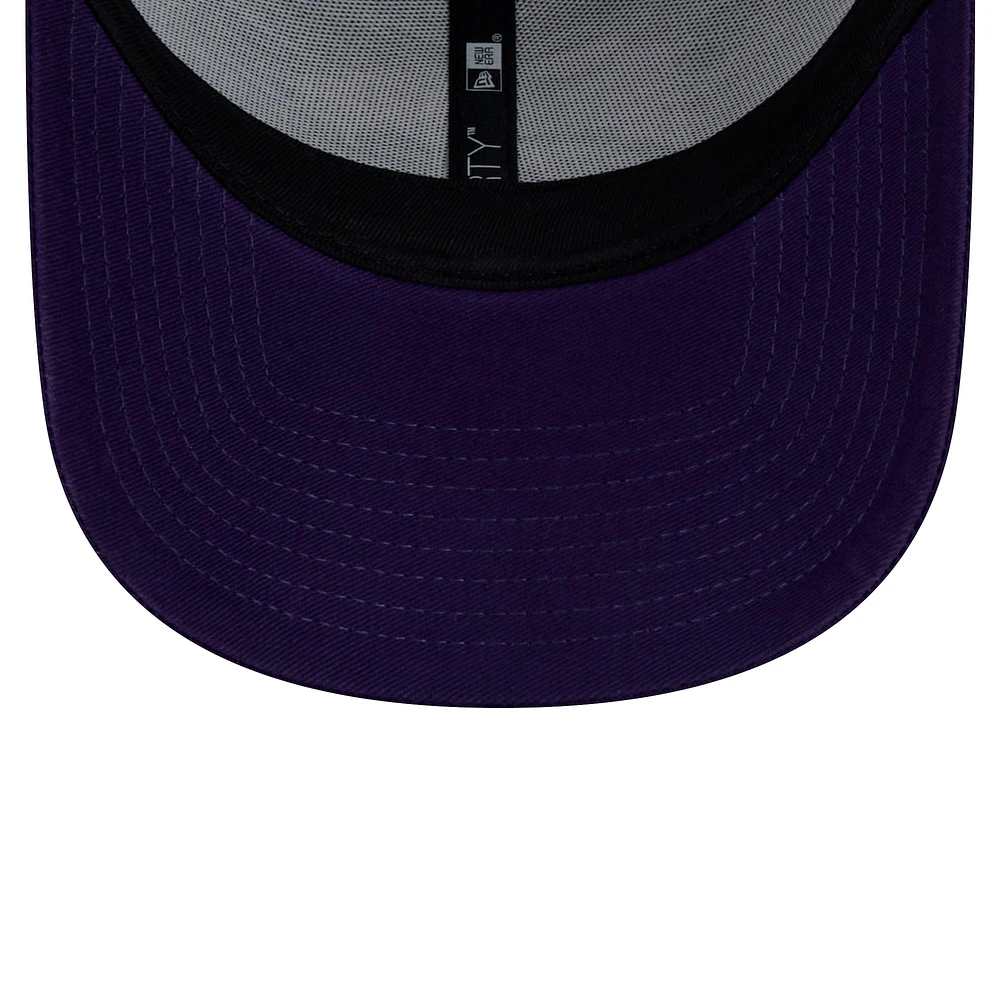 Men's New Era  Purple Kansas State Wildcats Trucker 9FORTY Adjustable Hat