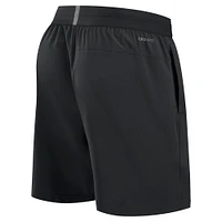 Men's Nike Black Kansas State Wildcats 2024/25 Sideline Performance Woven Shorts