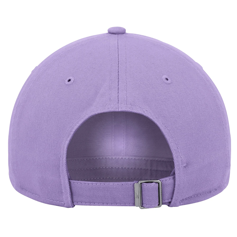 Men's Nike Lavender Kansas State Wildcats Club Adjustable Hat