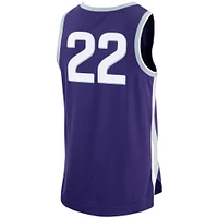 Men's Nike #22 Purple Kansas State Wildcats Replica Basketball Jersey