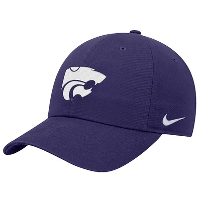 Casquette ajustable Nike violette Kansas State Wildcats Club pour homme