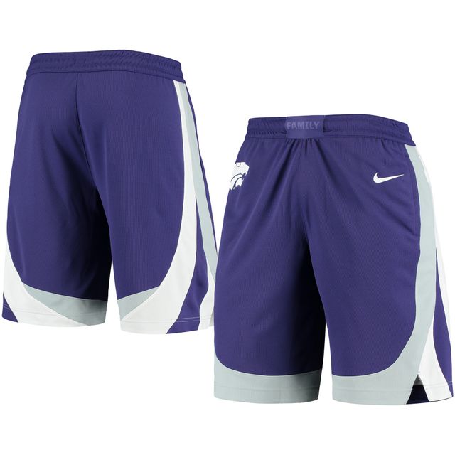 Short de basket-ball Nike pour homme, réplique l'équipe des Wildcats Kansas State, violet