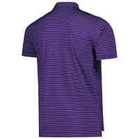 Men's Peter Millar Purple Kansas State Wildcats Crafty Performance Jersey Polo