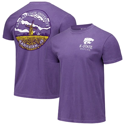Unisex Purple Kansas State Wildcats Scenic Comfort Colors T-Shirt