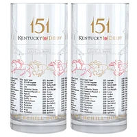 151st Kentucky Derby 12 oz. Mint Julep Glasses Two Pack
